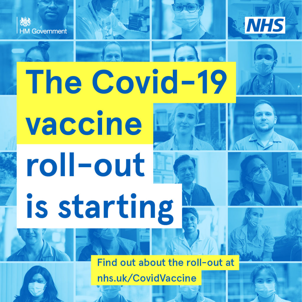 The COVID-19 Vaccine roll-out is starting