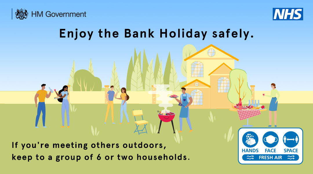Enjoy the Bank Holiday safely
