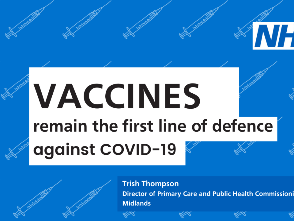 Vaccines remain first line of defence